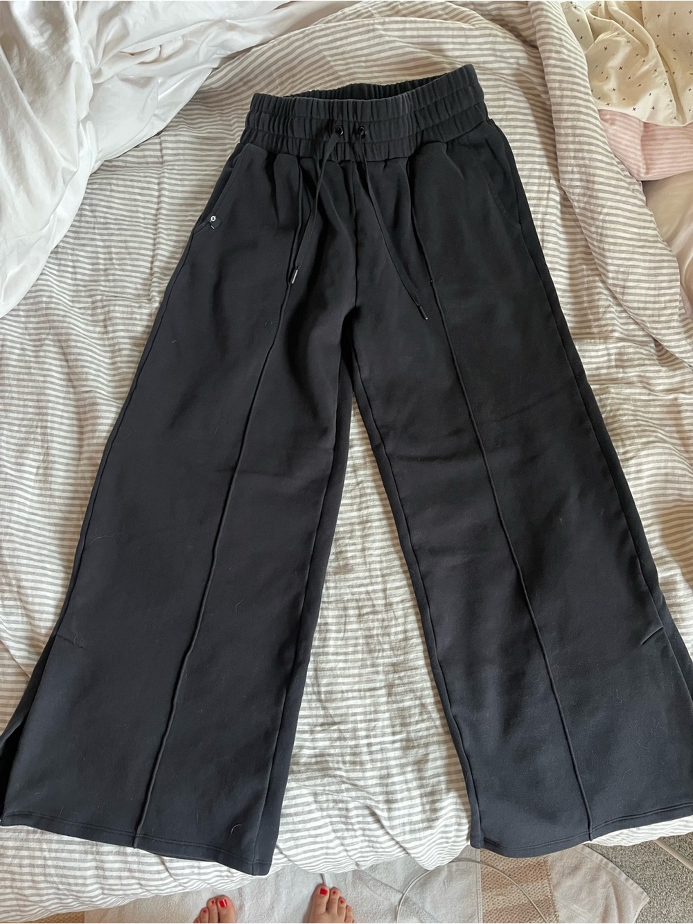 Popflex super wide sweatpants Small black - Picture 5 of 13